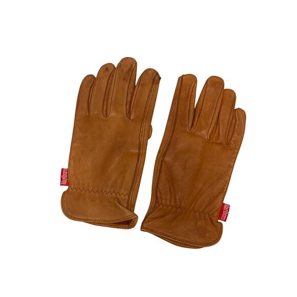 Vintage Marlboro Leather Gloves circa 90s - Picture 4 of 6